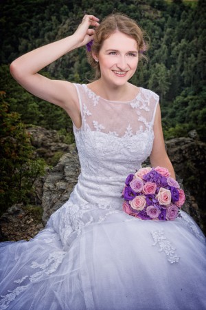 Nádherná nevěsta Evička, foto Mikuláš Křepelka.